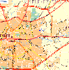 Une carte générale de Rennes
